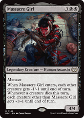 Massacre Girl [Duskmourn: House of Horror Commander] | Nerdhalla Games