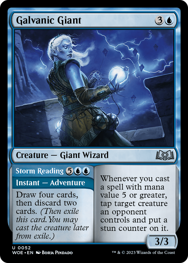 Galvanic Giant // Storm Reading [Wilds of Eldraine] | Nerdhalla Games