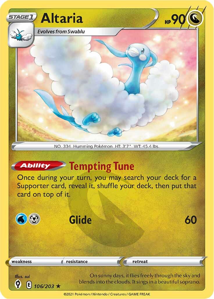 Altaria (106/203) [Sword & Shield: Evolving Skies] | Nerdhalla Games