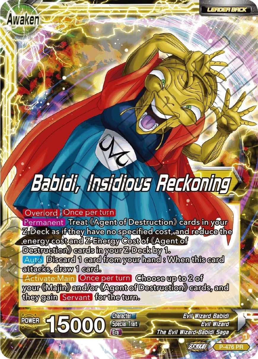 Babidi // Babidi, Insidious Reckoning (Silver Foil) (P-476) [Tournament Promotion Cards] | Nerdhalla Games