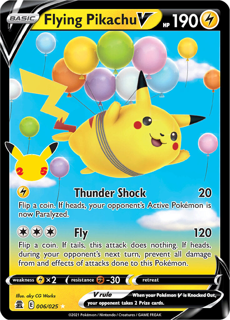 Flying Pikachu V (006/025) [Celebrations: 25th Anniversary] | Nerdhalla Games