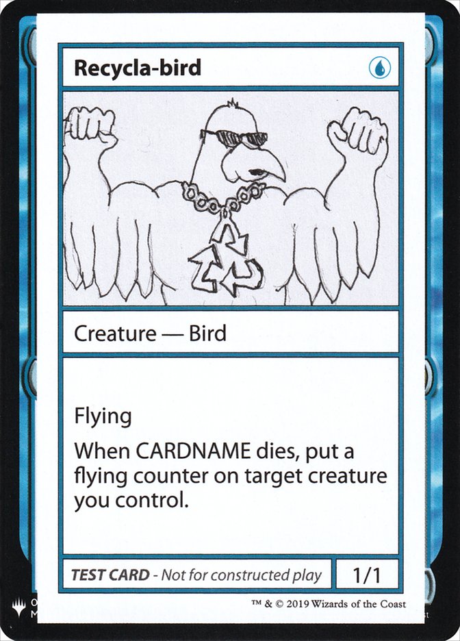 Recycla-bird [Mystery Booster Playtest Cards] | Nerdhalla Games