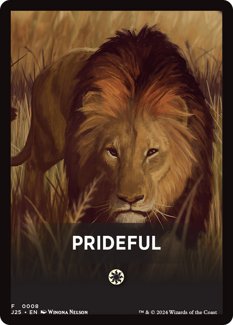 Prideful Theme Card [Foundations Jumpstart Front Cards] | Nerdhalla Games