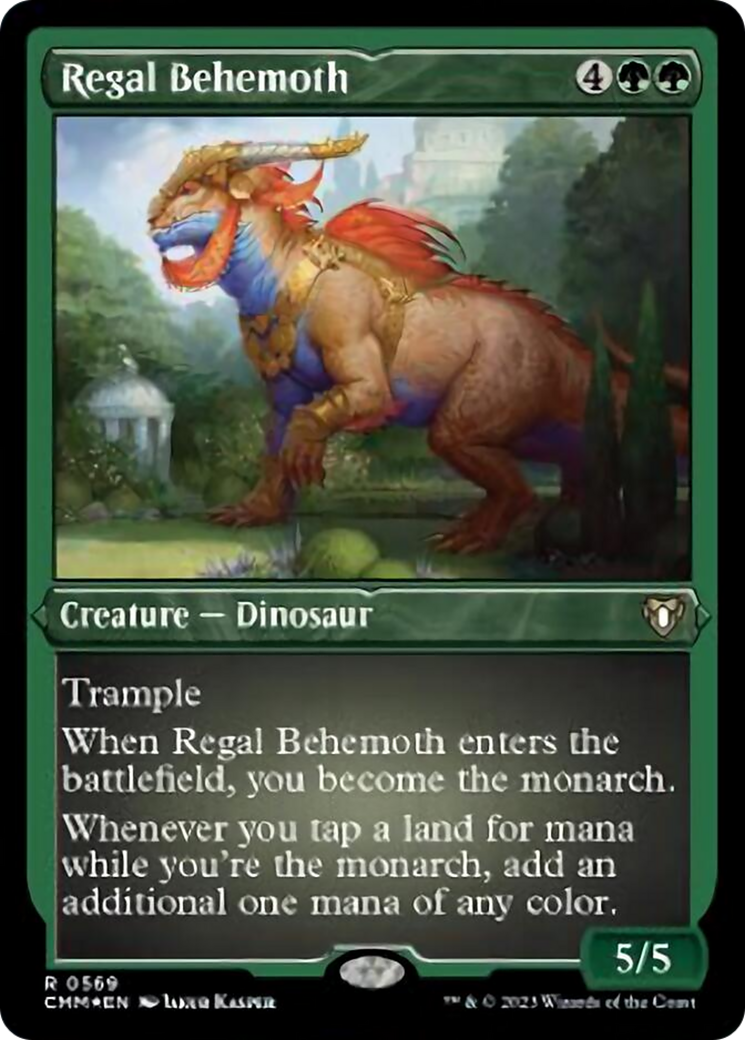 Regal Behemoth (Foil Etched) [Commander Masters] | Nerdhalla Games