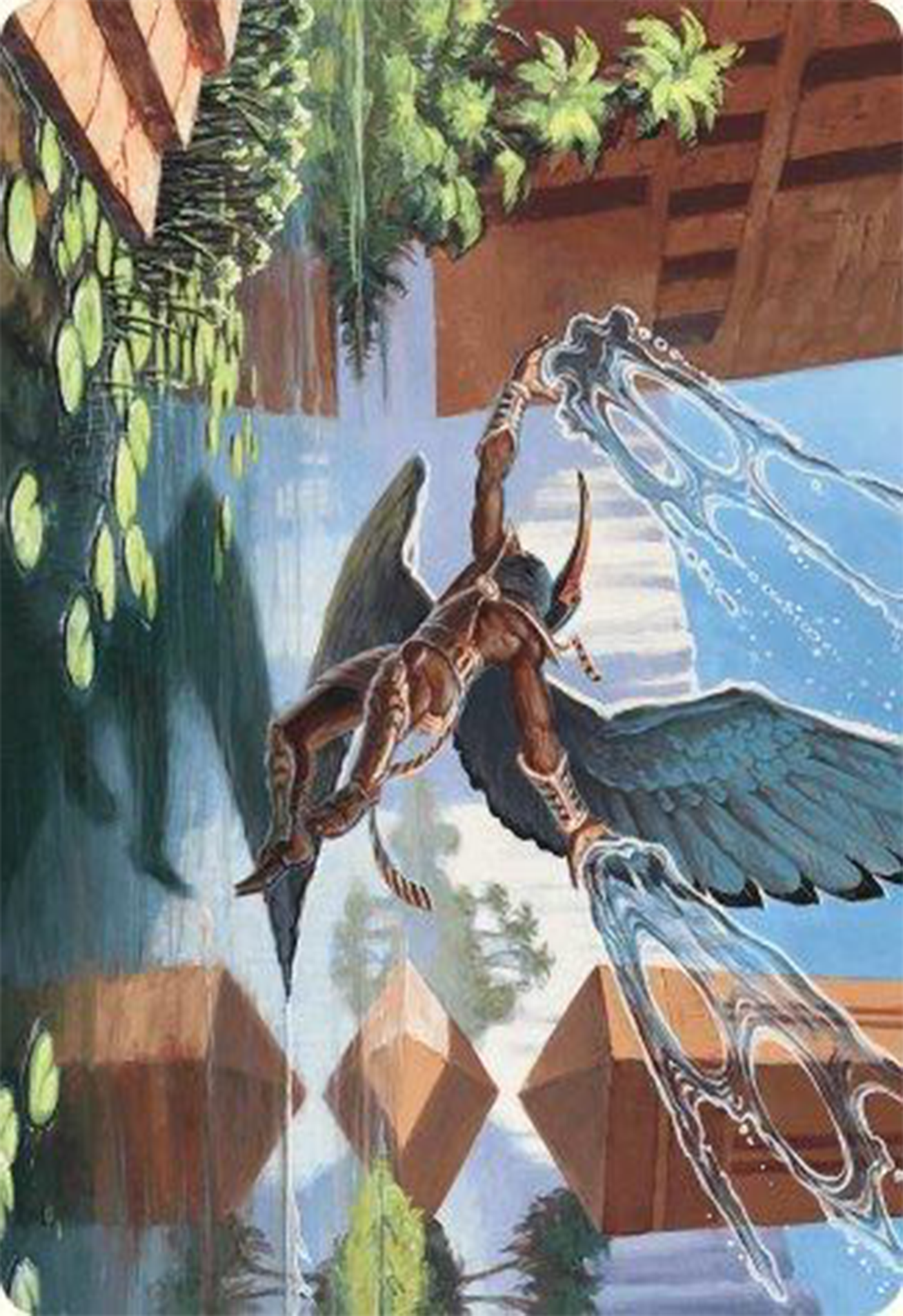 Nadu, Winged Wisdom Art Card [Modern Horizons 3 Art Series] | Nerdhalla Games