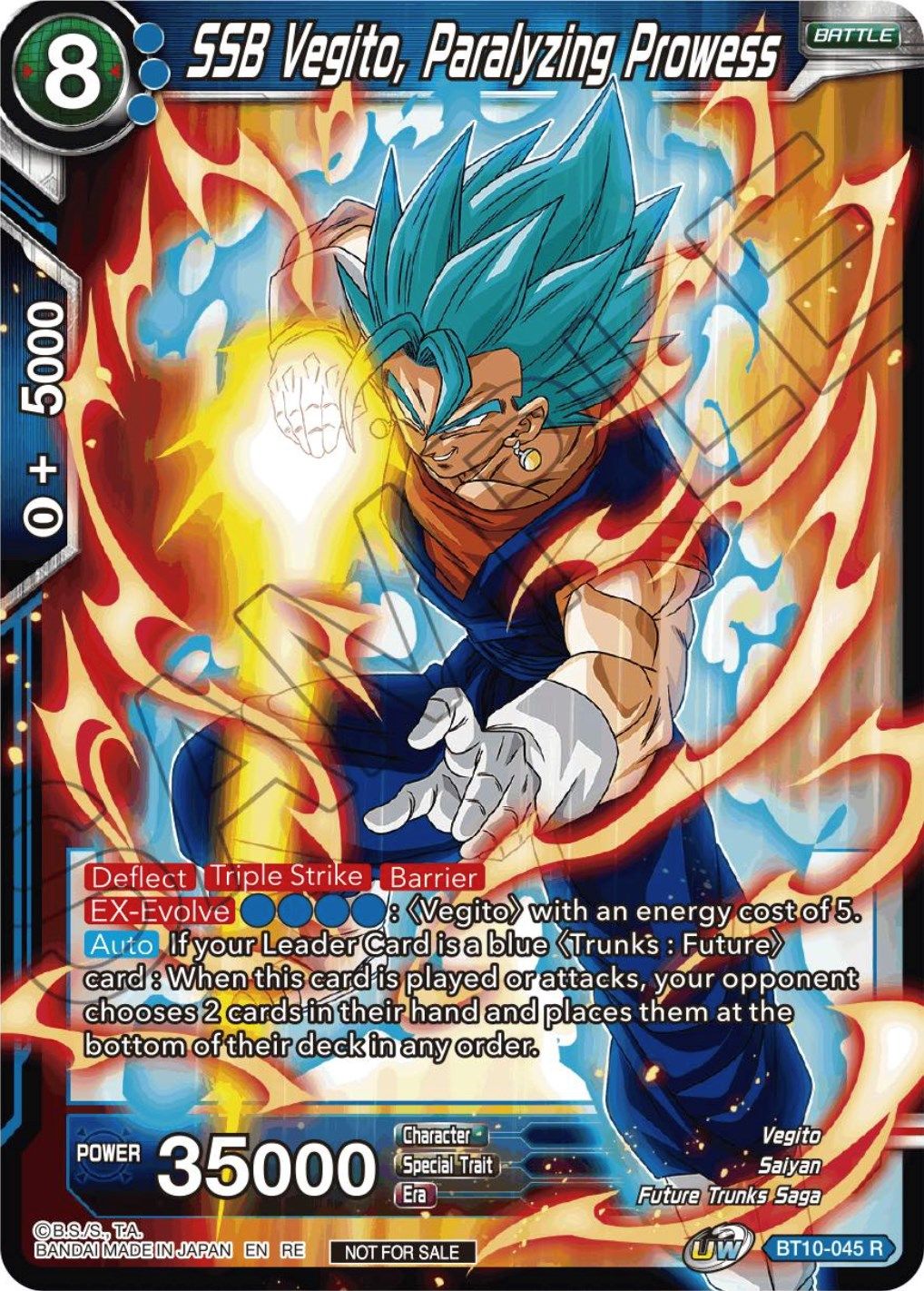 SSB Vegito, Paralyzing Prowess (Championship Selection Pack 2023 Vol.1) (BT10-045) [Tournament Promotion Cards] | Nerdhalla Games