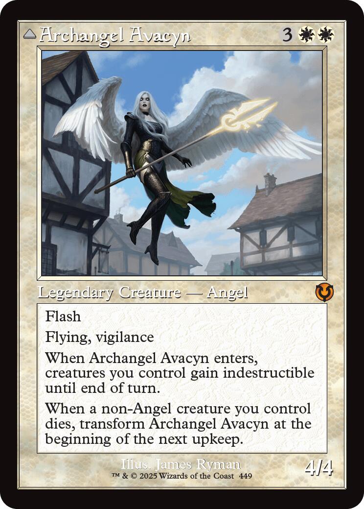 Archangel Avacyn // Avacyn, the Purifier (Retro Frame) [Innistrad Remastered] | Nerdhalla Games