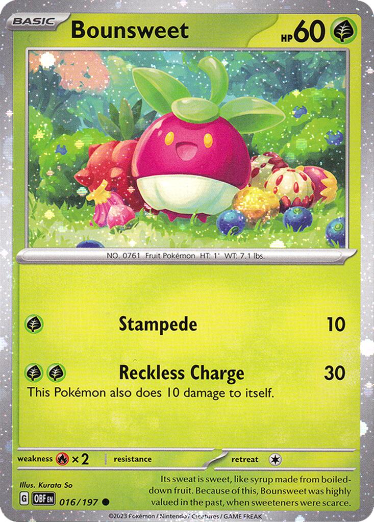 Bounsweet (016/197) (Cosmos Holo) [Miscellaneous Cards] | Nerdhalla Games