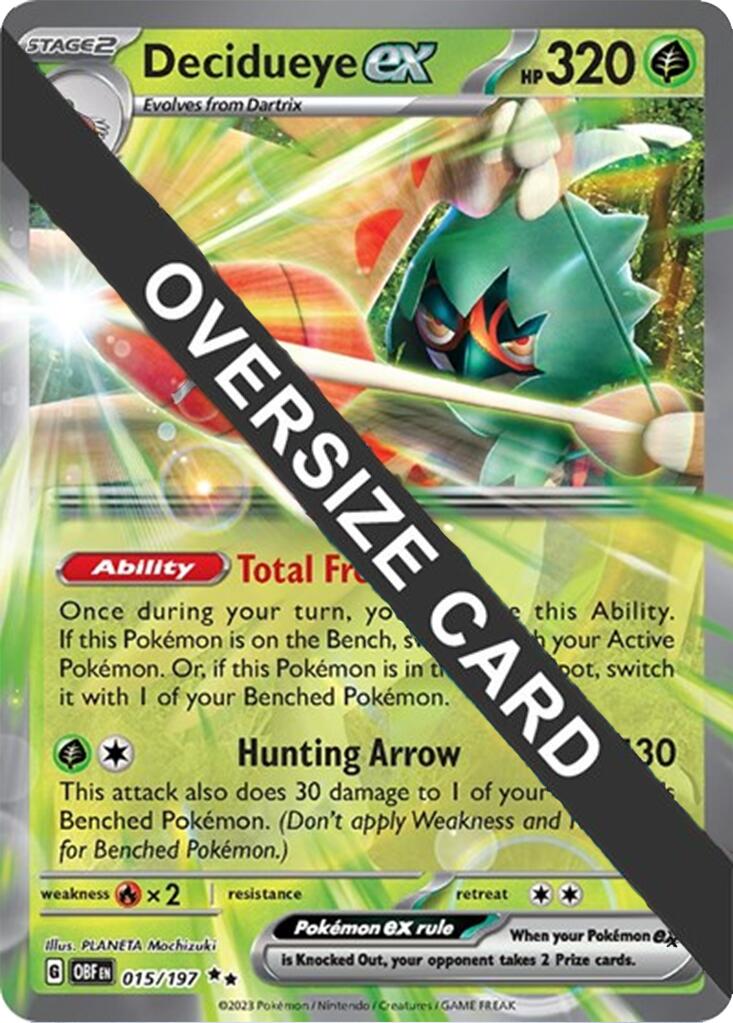 Decidueye ex (015/197) (Jumbo Card) [Miscellaneous Cards] | Nerdhalla Games