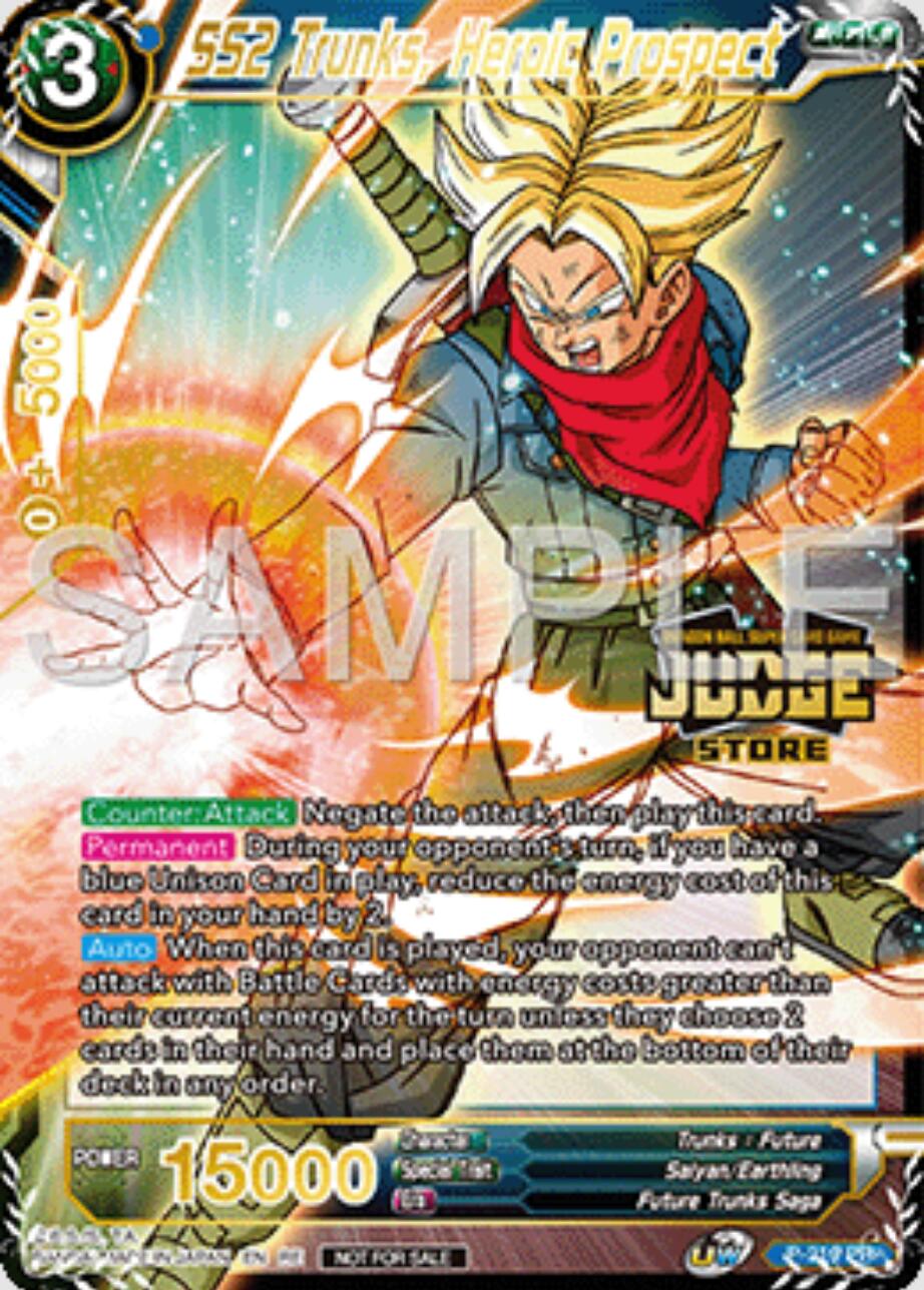 SS2 Trunks, Heroic Prospect (Judge Pack Vol.16) (Store) (P-219) [Judge Promotion Cards] | Nerdhalla Games