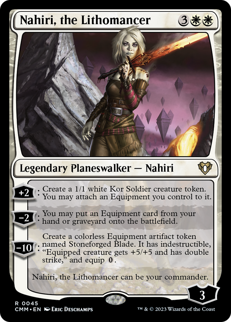 Nahiri, the Lithomancer [Commander Masters] | Nerdhalla Games