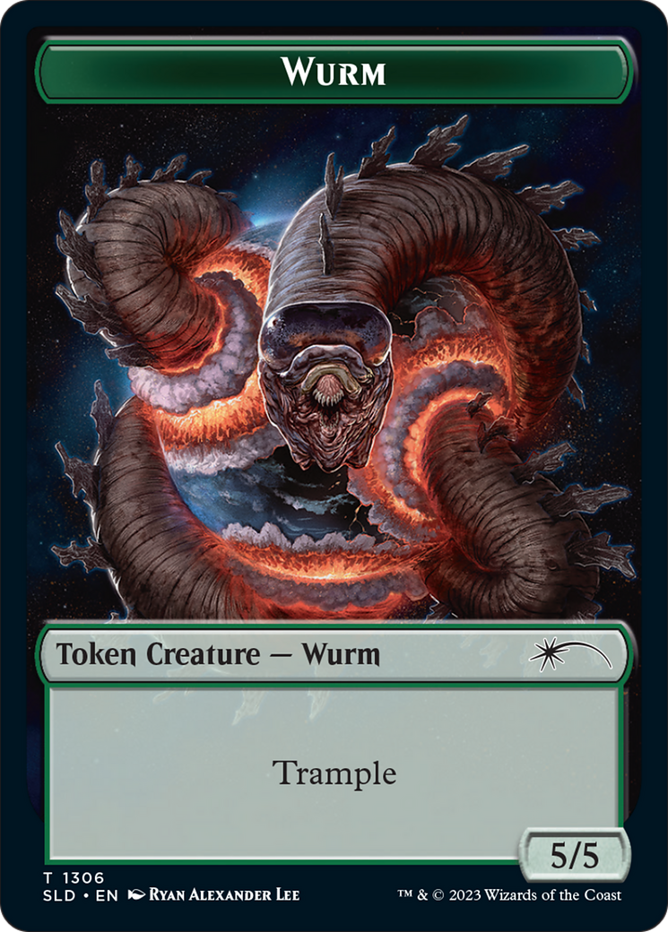 Wurm Token [Secret Lair Drop Series] | Nerdhalla Games