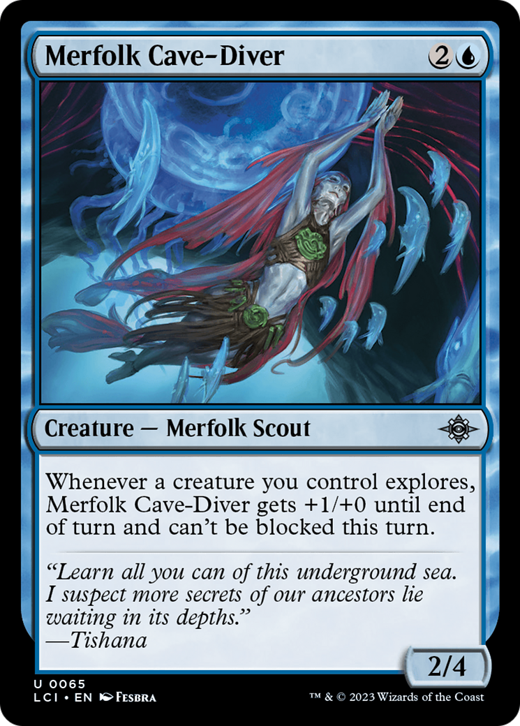 Merfolk Cave-Diver [The Lost Caverns of Ixalan] | Nerdhalla Games