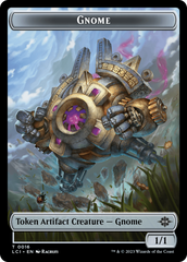 Gnome // Golem Double-Sided Token [The Lost Caverns of Ixalan Tokens] | Nerdhalla Games