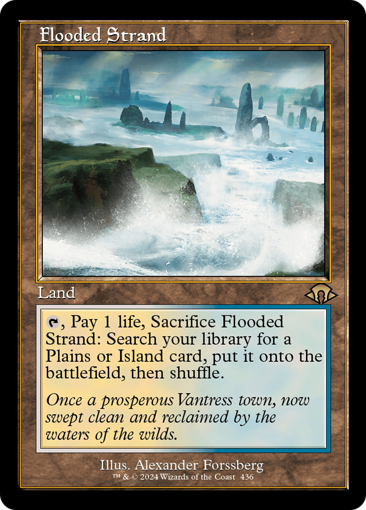 Flooded Strand (Retro) [Modern Horizons 3] | Nerdhalla Games