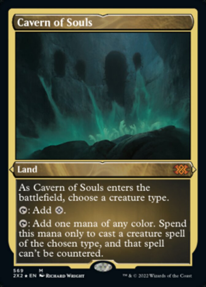 Cavern of Souls (Foil Etched) [Double Masters 2022] | Nerdhalla Games