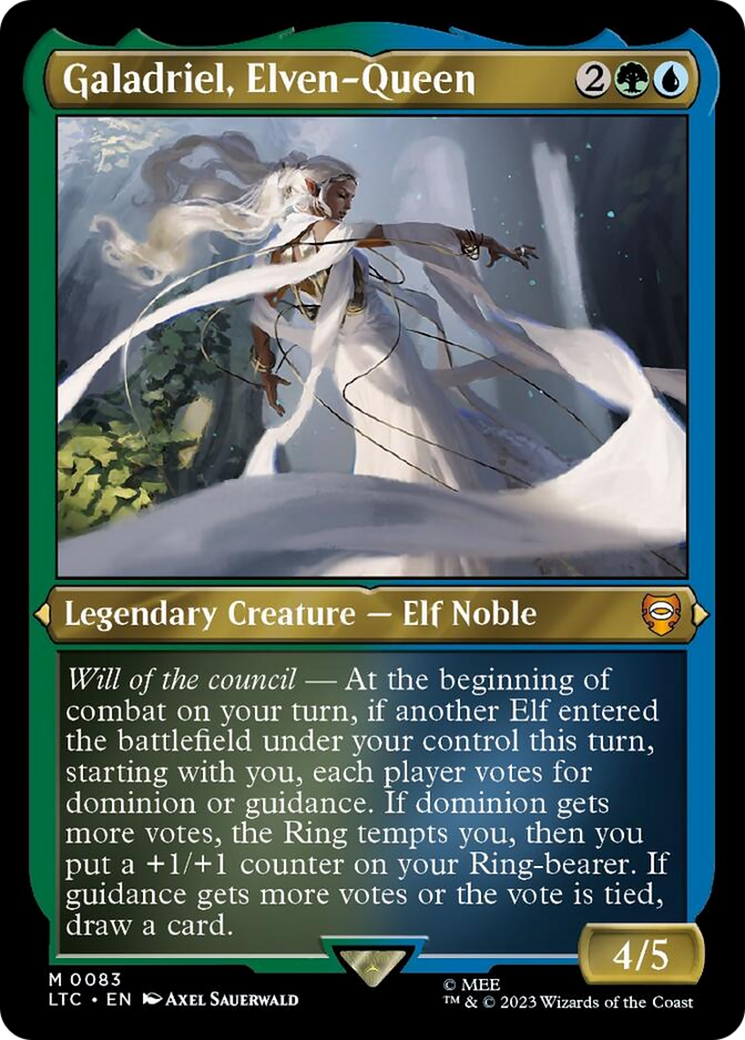 Galadriel, Elven-Queen (Display Commander) [The Lord of the Rings: Tales of Middle-Earth Commander] | Nerdhalla Games