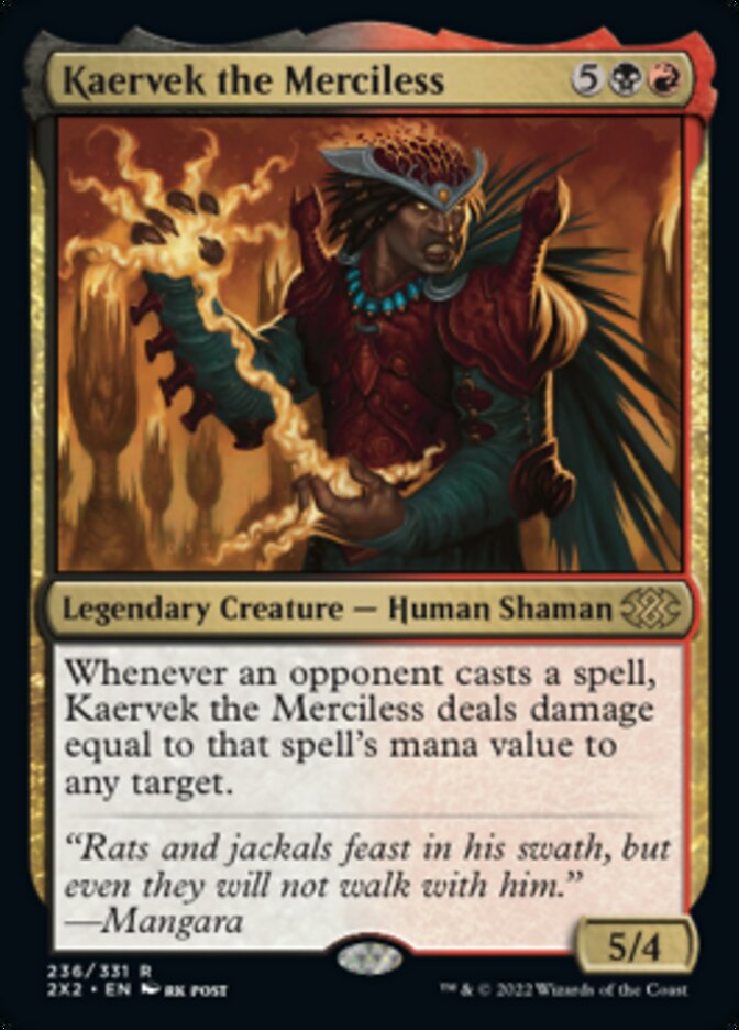 Kaervek the Merciless [Double Masters 2022] | Nerdhalla Games