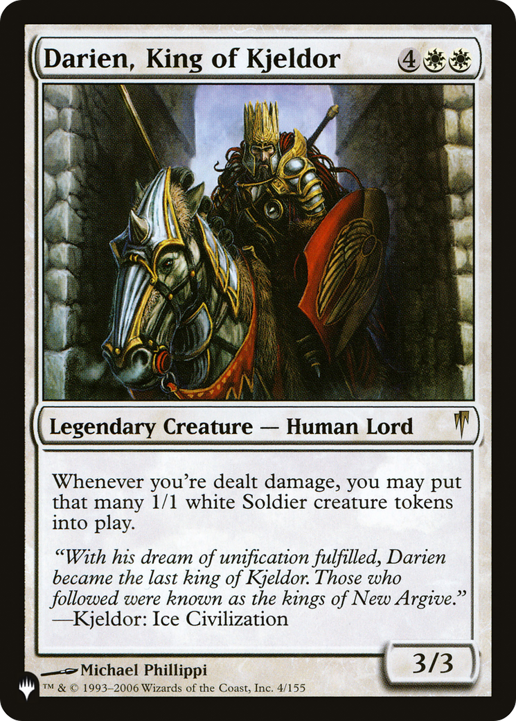 Darien, King of Kjeldor [The List] | Nerdhalla Games