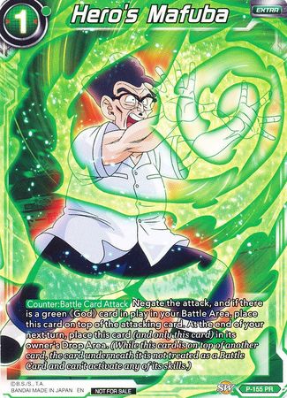 Hero's Mafuba (Power Booster: World Martial Arts Tournament) (P-155) [Promotion Cards] | Nerdhalla Games