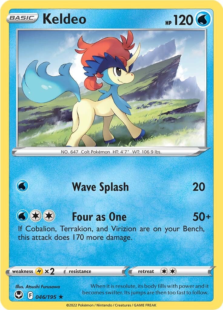 Keldeo (046/195) [Sword & Shield: Silver Tempest] | Nerdhalla Games