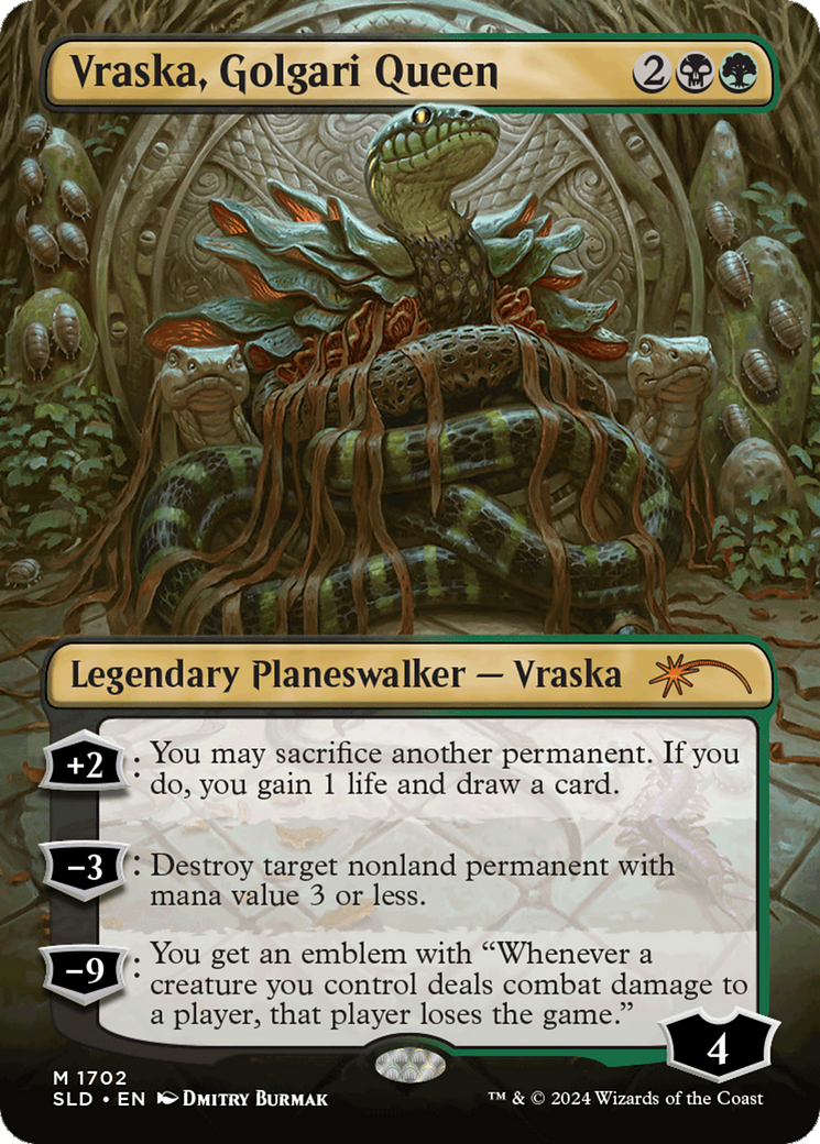 Vraska, Golgari Queen (1702) [Secret Lair Drop Series] | Nerdhalla Games