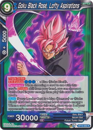 Goku Black Rose, Lofty Aspirations (BT10-050) [Rise of the Unison Warrior 2nd Edition] | Nerdhalla Games