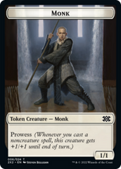 Spider // Monk Double-Sided Token [Double Masters 2022 Tokens] | Nerdhalla Games