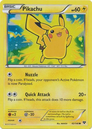 Pikachu (42/146) (2014 Movie Promo) [Miscellaneous Cards] | Nerdhalla Games