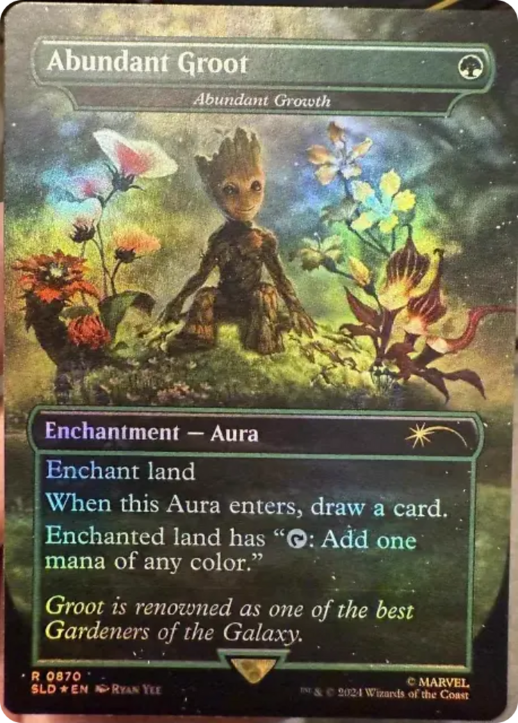 Abundant Groot - Abundant Growth (Rainbow Foil) [Secret Lair Drop Series] | Nerdhalla Games