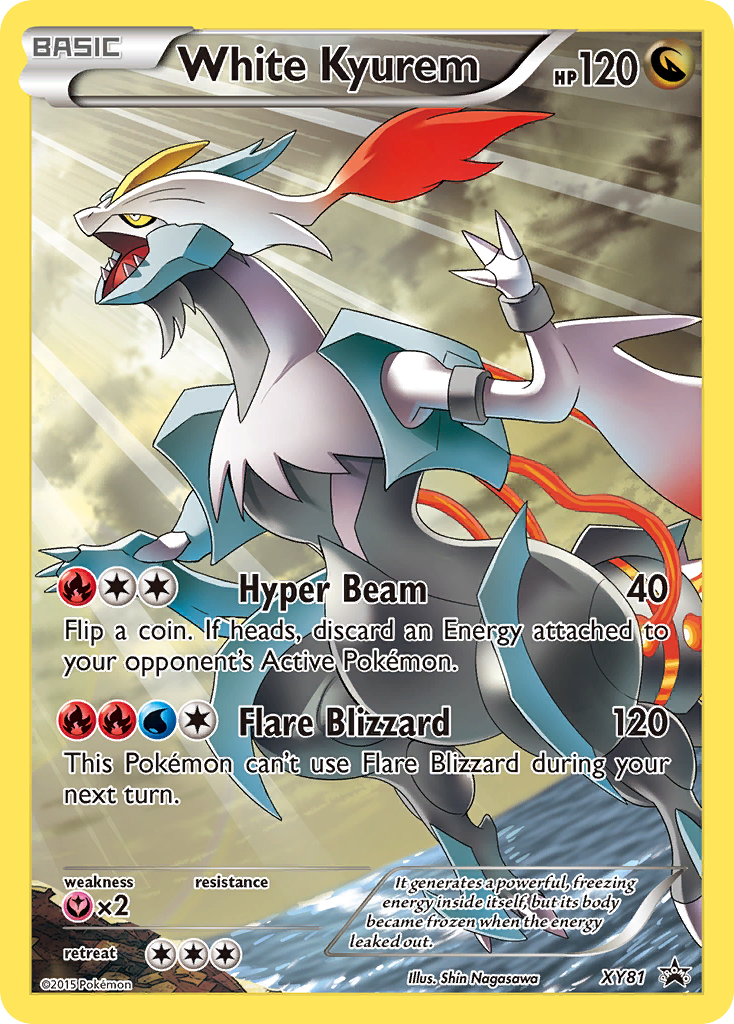 White Kyurem (XY81) (Full Art Promo) [XY: Black Star Promos] | Nerdhalla Games