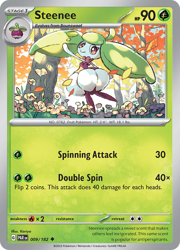 Steenee (009/182) [Scarlet & Violet: Paradox Rift] | Nerdhalla Games