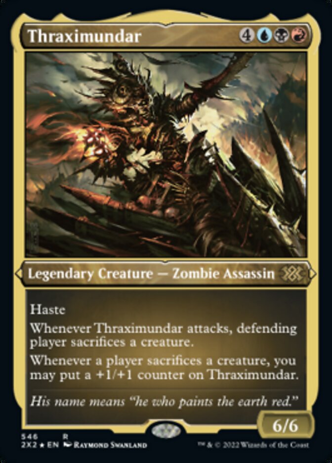 Thraximundar (Foil Etched) [Double Masters 2022] | Nerdhalla Games