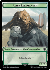 Dalek // Alien Salamander Double-Sided Token [Doctor Who Tokens] | Nerdhalla Games