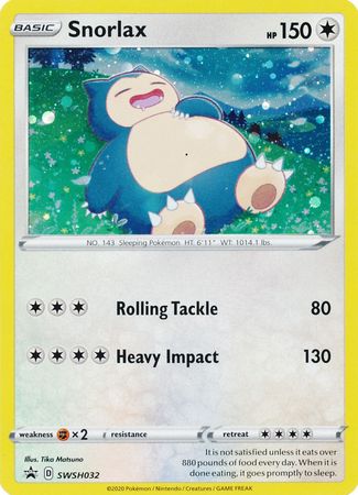 Snorlax (SWSH032) [Sword & Shield: Black Star Promos] | Nerdhalla Games