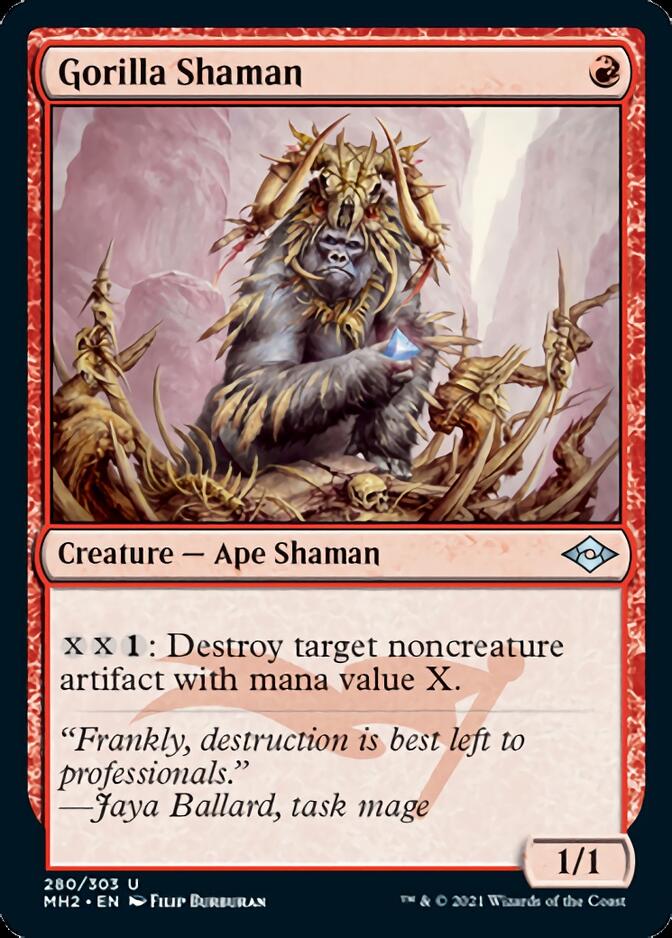 Gorilla Shaman (Foil Etched) [Modern Horizons 2] | Nerdhalla Games