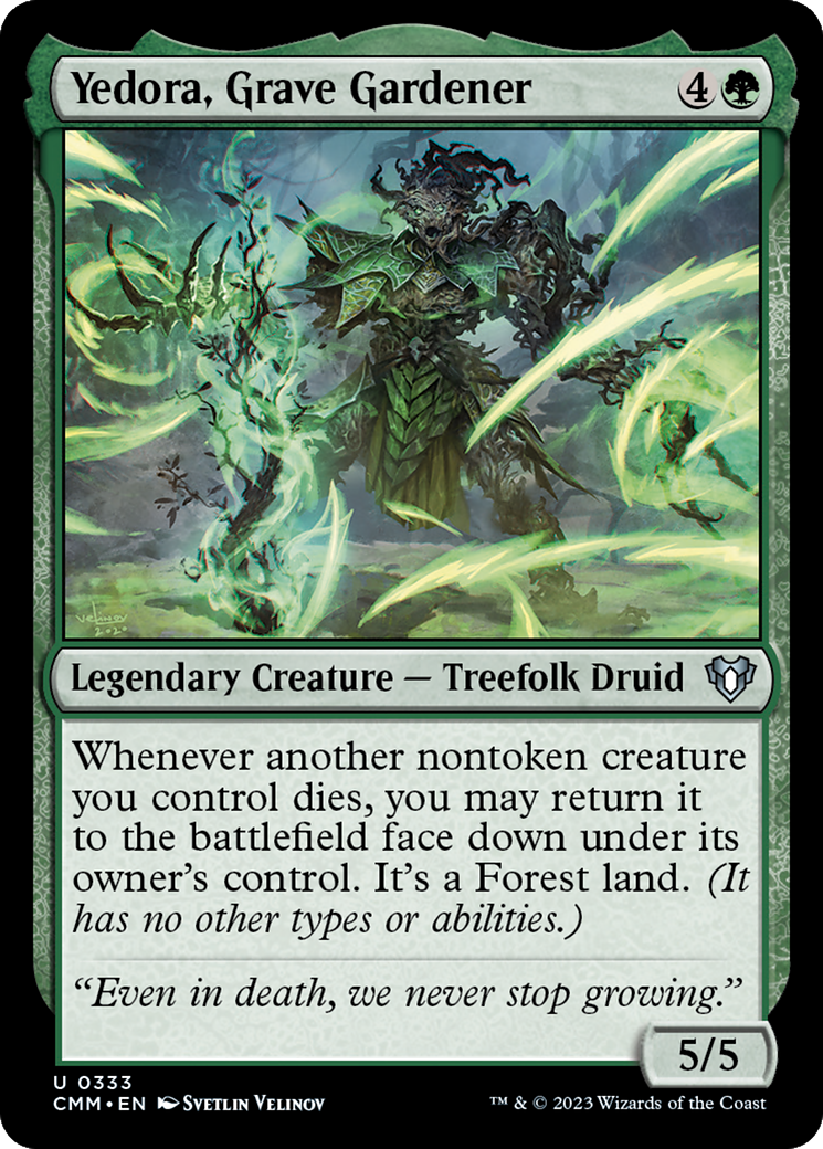 Yedora, Grave Gardener [Commander Masters] | Nerdhalla Games