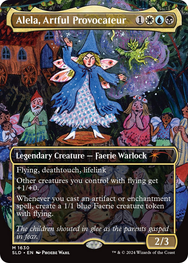 Alela, Artful Provocateur (1630) (Rainbow Foil) [Secret Lair Drop Series] | Nerdhalla Games