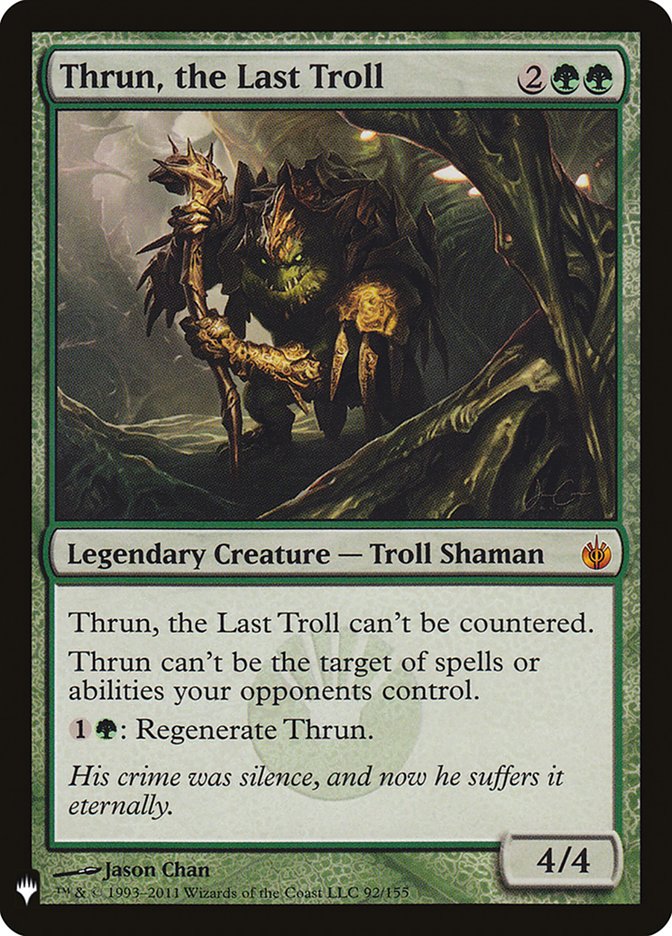 Thrun, the Last Troll [Mystery Booster] | Nerdhalla Games