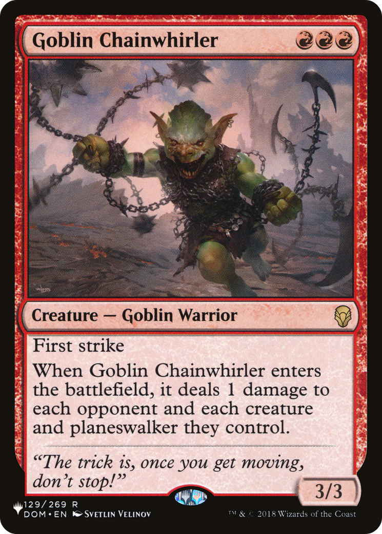 Goblin Chainwhirler [The List] | Nerdhalla Games