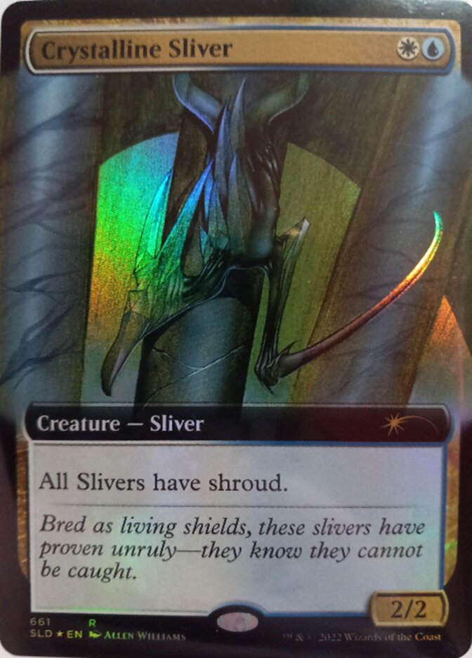 Crystalline Sliver (Extended Art) [Secret Lair Drop Promos] | Nerdhalla Games