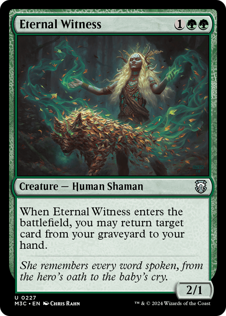 Eternal Witness (Ripple Foil) [Modern Horizons 3 Commander] | Nerdhalla Games