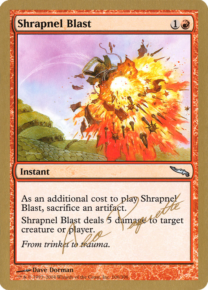 Shrapnel Blast (Aeo Paquette) [World Championship Decks 2004] | Nerdhalla Games