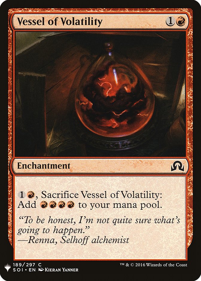 Vessel of Volatility [Mystery Booster] | Nerdhalla Games