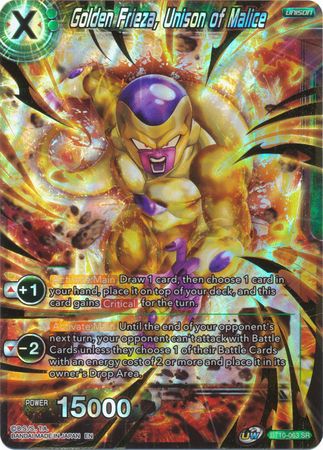 Golden Frieza, Unison of Malice (BT10-063) [Rise of the Unison Warrior 2nd Edition] | Nerdhalla Games