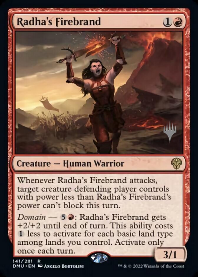 Radha's Firebrand (Promo Pack) [Dominaria United Promos] | Nerdhalla Games