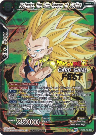 Gotenks, the Grim Reaper of Justice (Card Game Fest 2022) (EX13-16) [Tournament Promotion Cards] | Nerdhalla Games