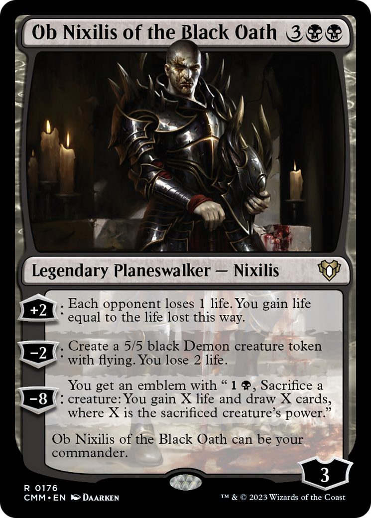 Ob Nixilis of the Black Oath [Commander Masters] | Nerdhalla Games