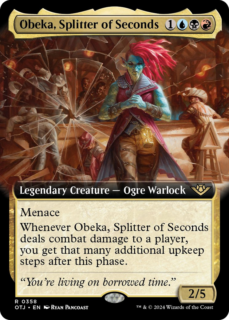 Obeka, Splitter of Seconds (Extended Art) [Outlaws of Thunder Junction] | Nerdhalla Games