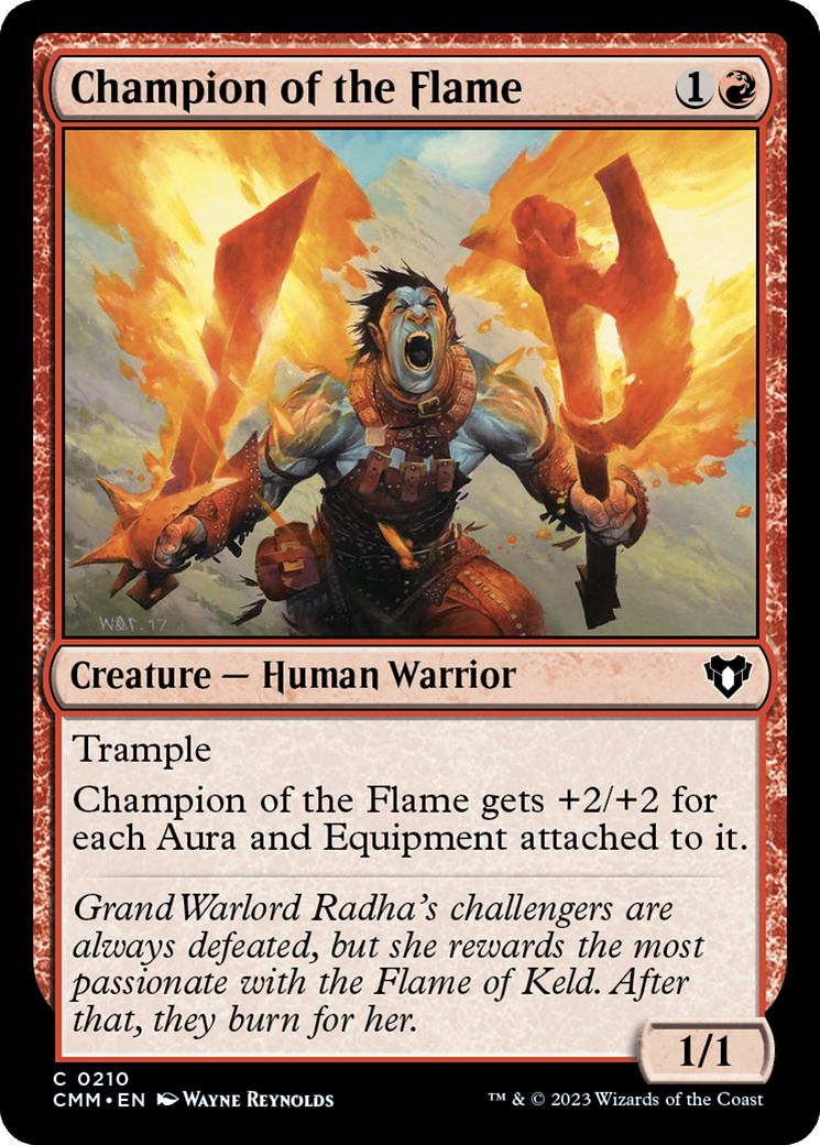 Champion of the Flame [Commander Masters] | Nerdhalla Games